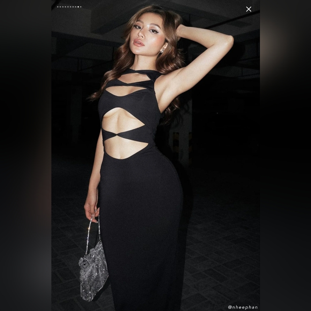 Meshki Chloe Cut Out Maxi Dress